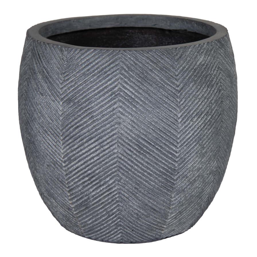 Glazed Terracotta Iowa Bullet Plant Pot Generic (23 x 23 x 20.5 cm, Small)