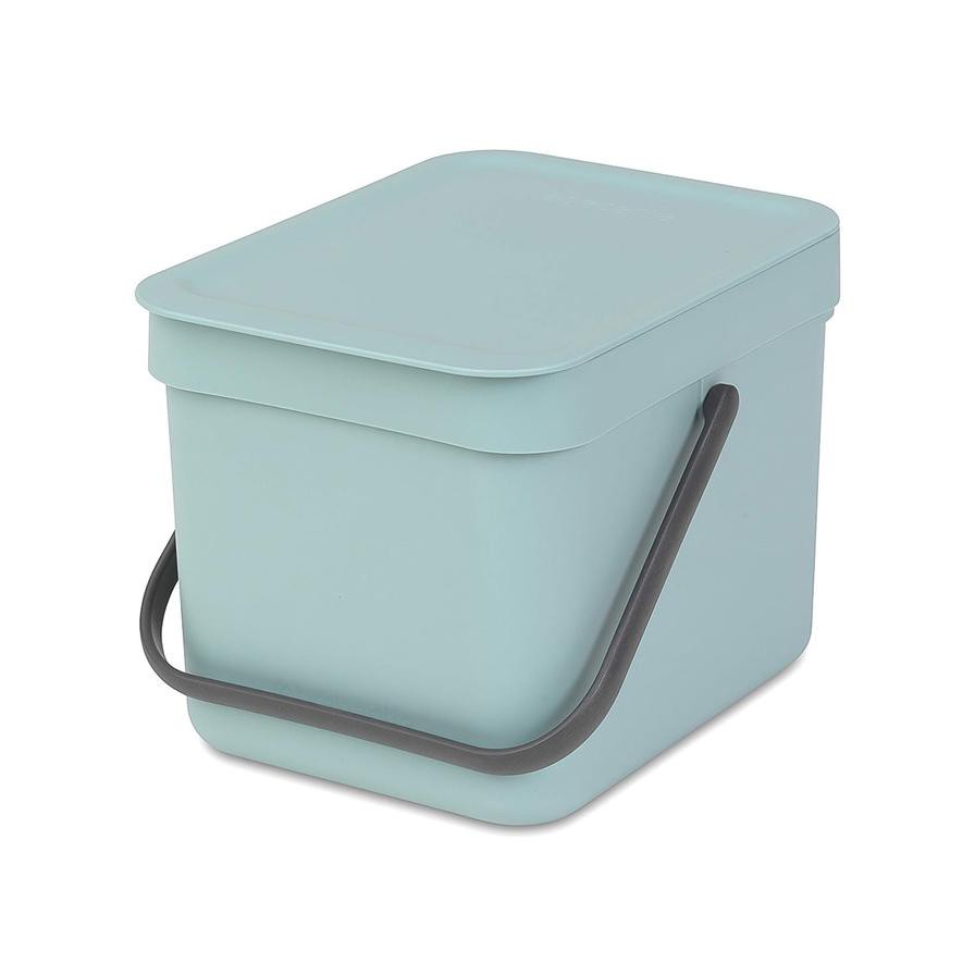 Brabantia Sort & Go Waste Bin (6 L, Green)