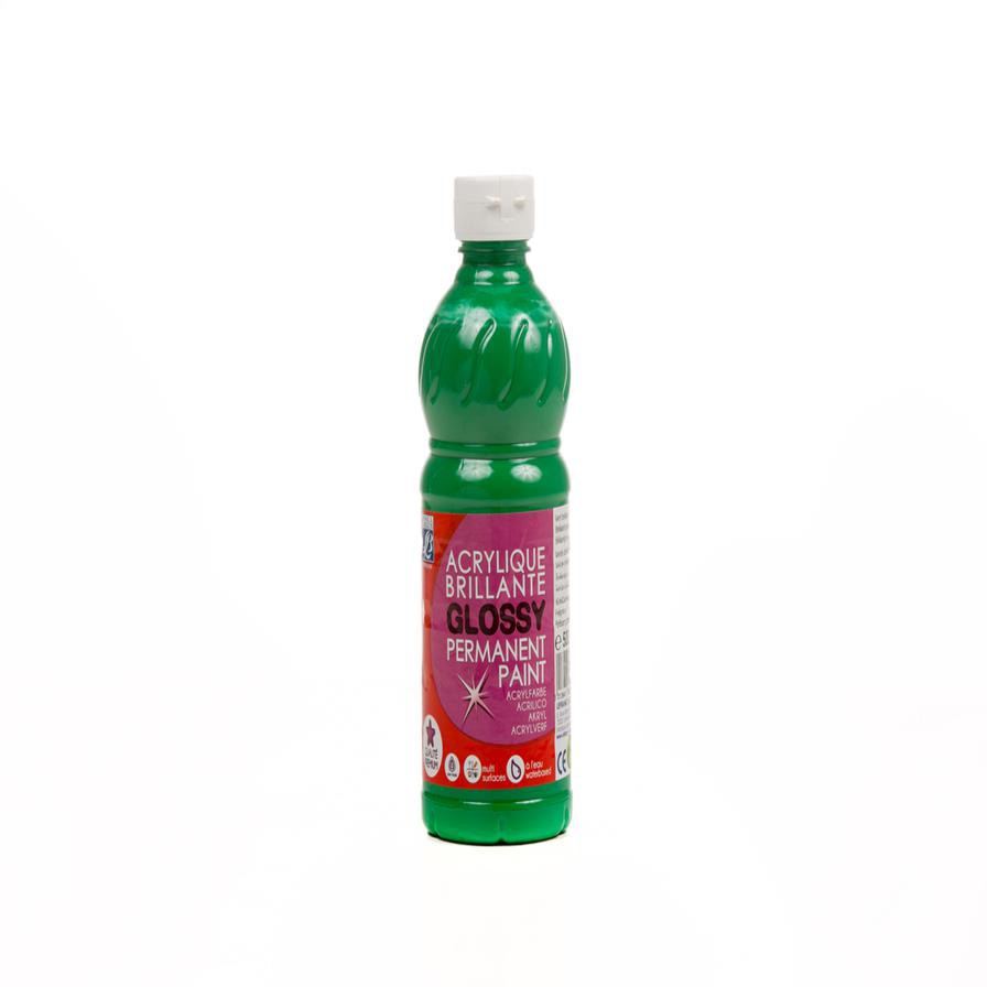 Acrylique Brillante Glossy Acrylic (500 ml, Brilliant Green)