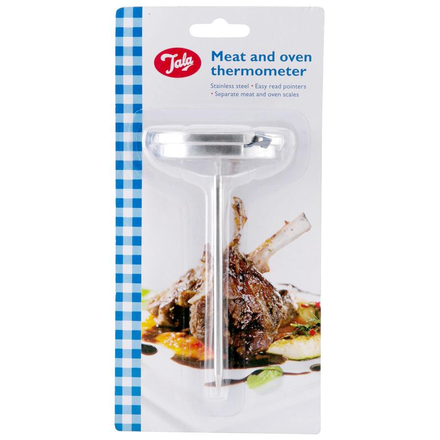 Tala Dual Meat and Oven Thermometer (14 cm, Silver)