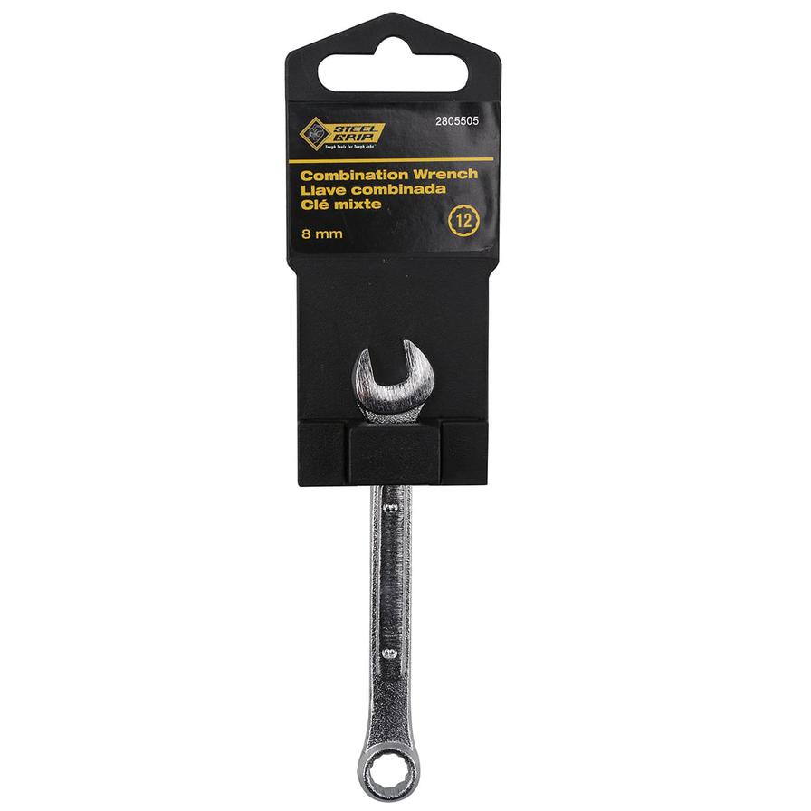 Steel Grip Carbon Steel 8 mm Combination Wrench (17 x 8 x 1 cm)