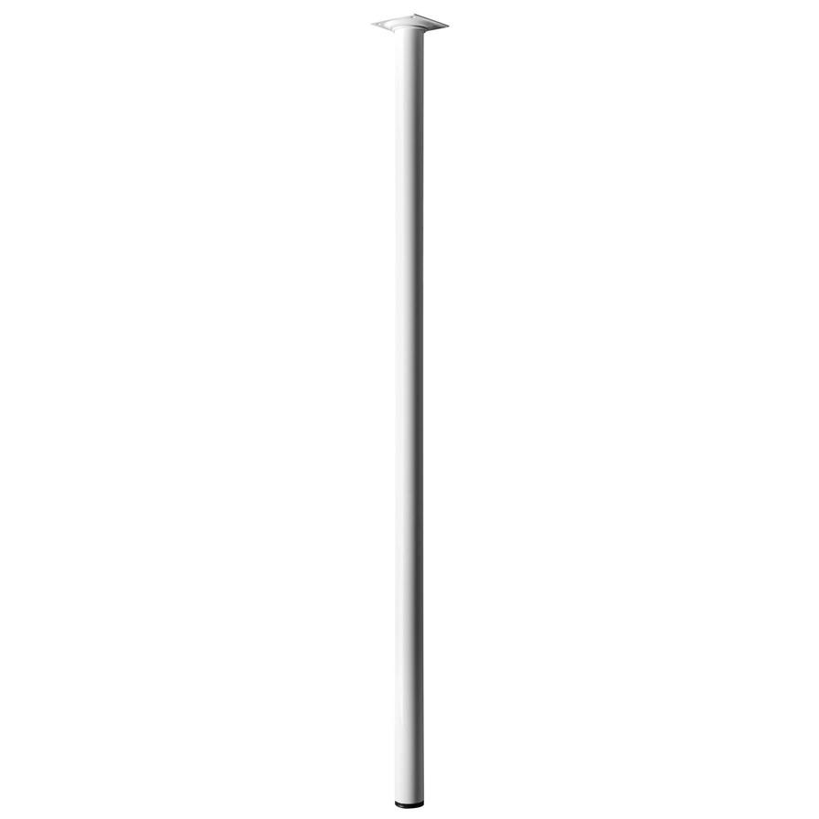 Hettich Furniture Leg (White, 30 x 800 mm)