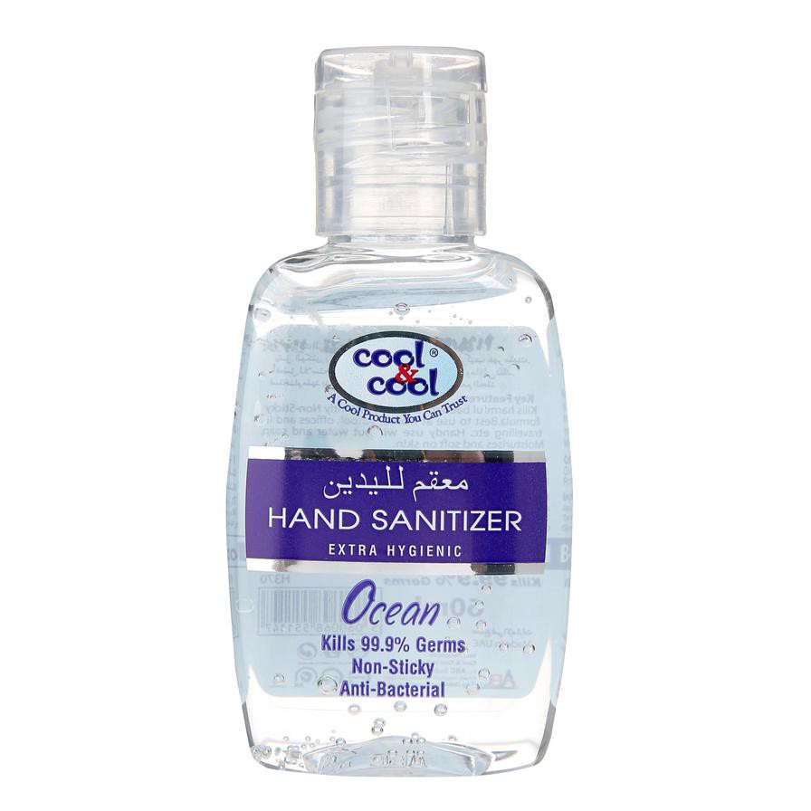 Cool & Cool Hand Sanitizer (Ocean, 60 ml)