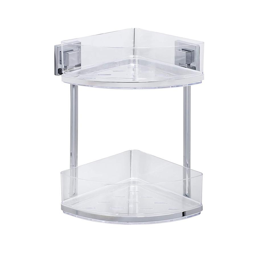 Wenko 2-Tier Corner Rack (23.5 x 20 cm)