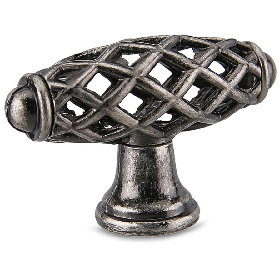 Hettich Antique Silver Furniture Knob