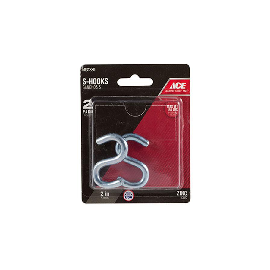 ACE S-Shaped Hooks (50 mm, Pack of 2)