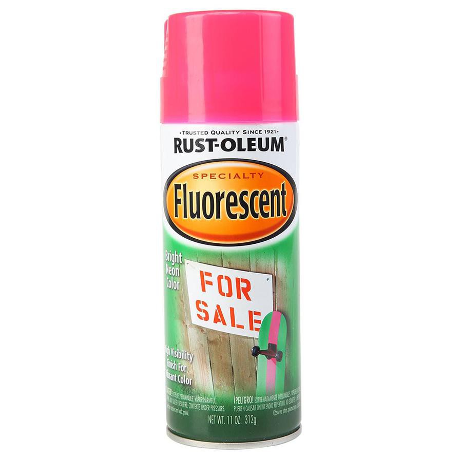 Rustoleum Fluorescent Spray Paint (325.3 ml, Pink)