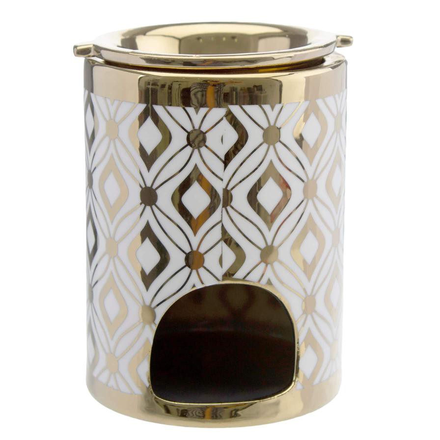 Aura Myst Ceramic Lamp Burner, AM2-114 (10.5 x 10.5 x 13.8 cm)