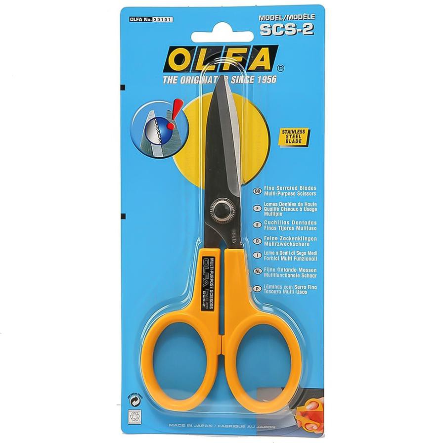 Olfa Serrated Edge Scissors (17.8 cm)