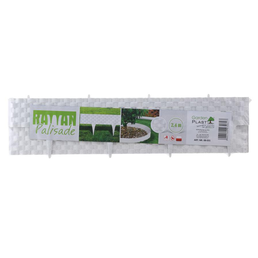 Garden Plast Palisade (2.4 m, Marble White)