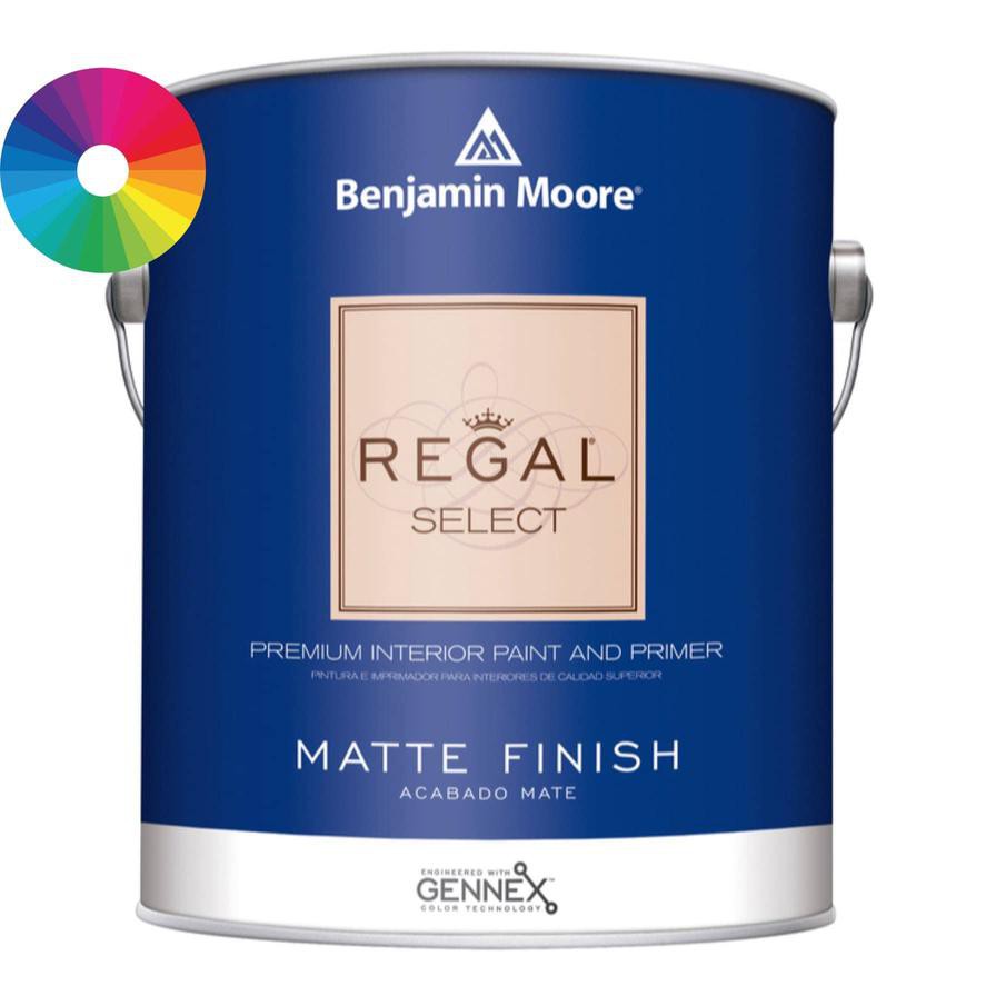 Benjamin Moore Regal Select Matte Interior Paint & Primer (3.7 L, Base 3)