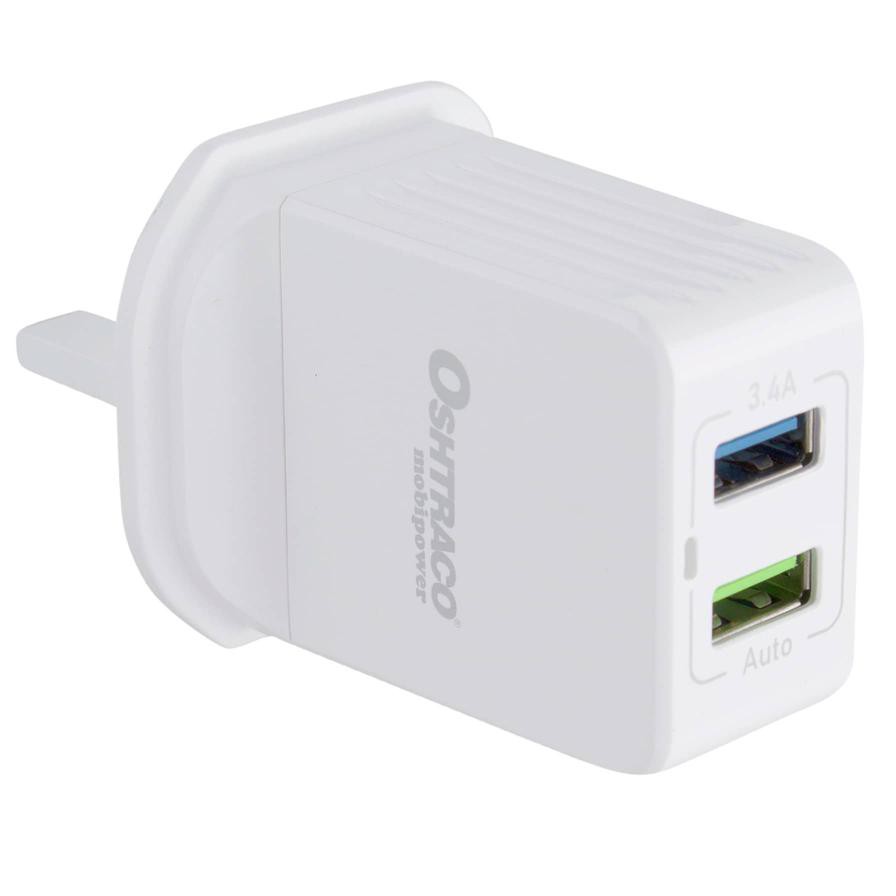 Oshtraco Dual USB Port Wall Charger