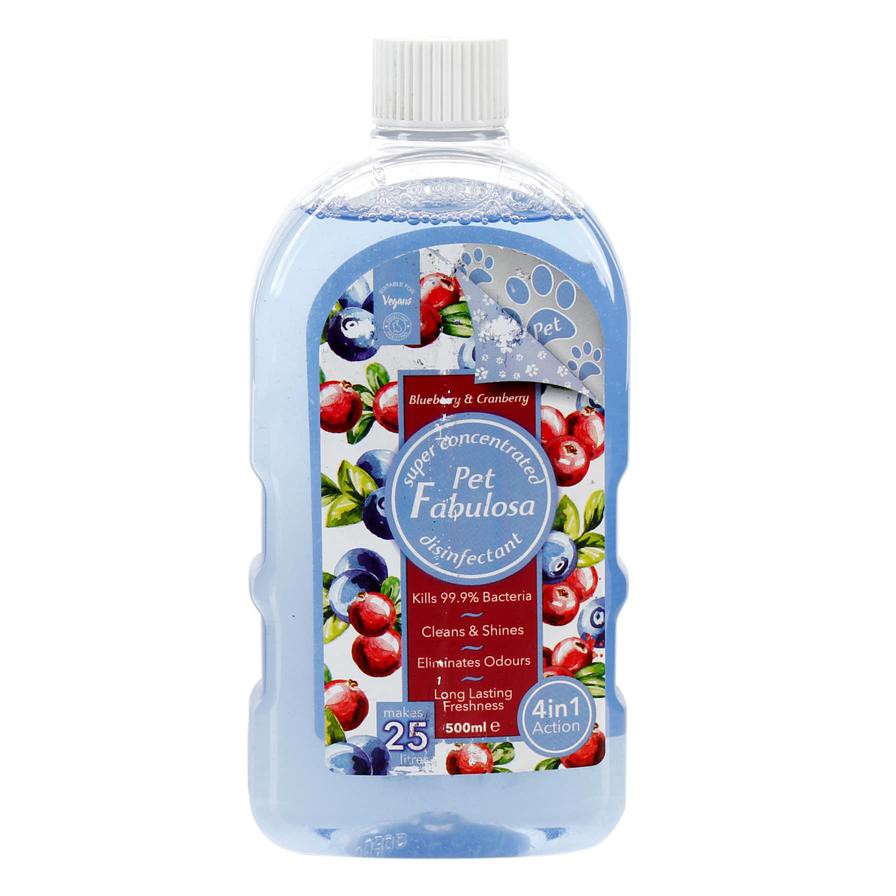 Pet Fabulosa Super Concentrated Disinfectant, Blueberry & Cranberry (500 ml)