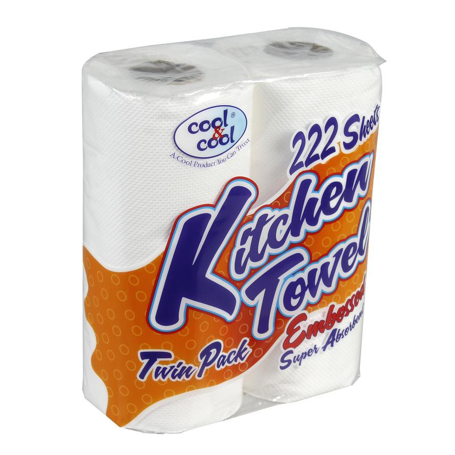 Cool & Cool Kitchen Towel Twin Pack (222 m, 2 Pc.)