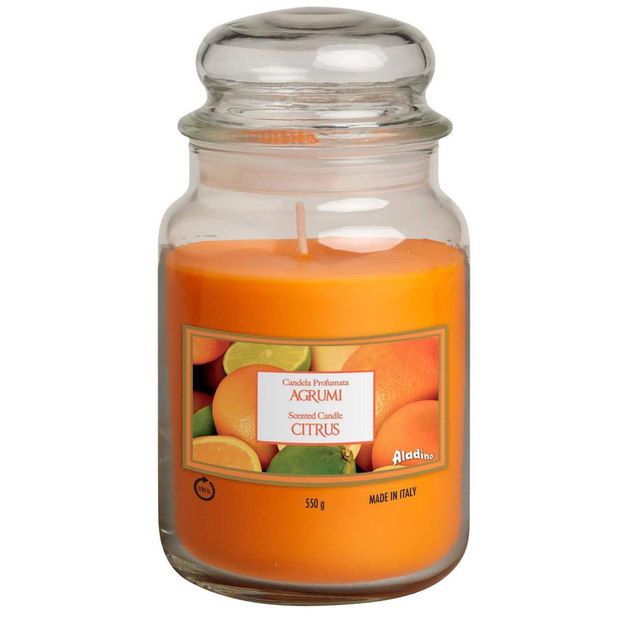 Aladino Jar Candle (550 g, Large, Citrus)