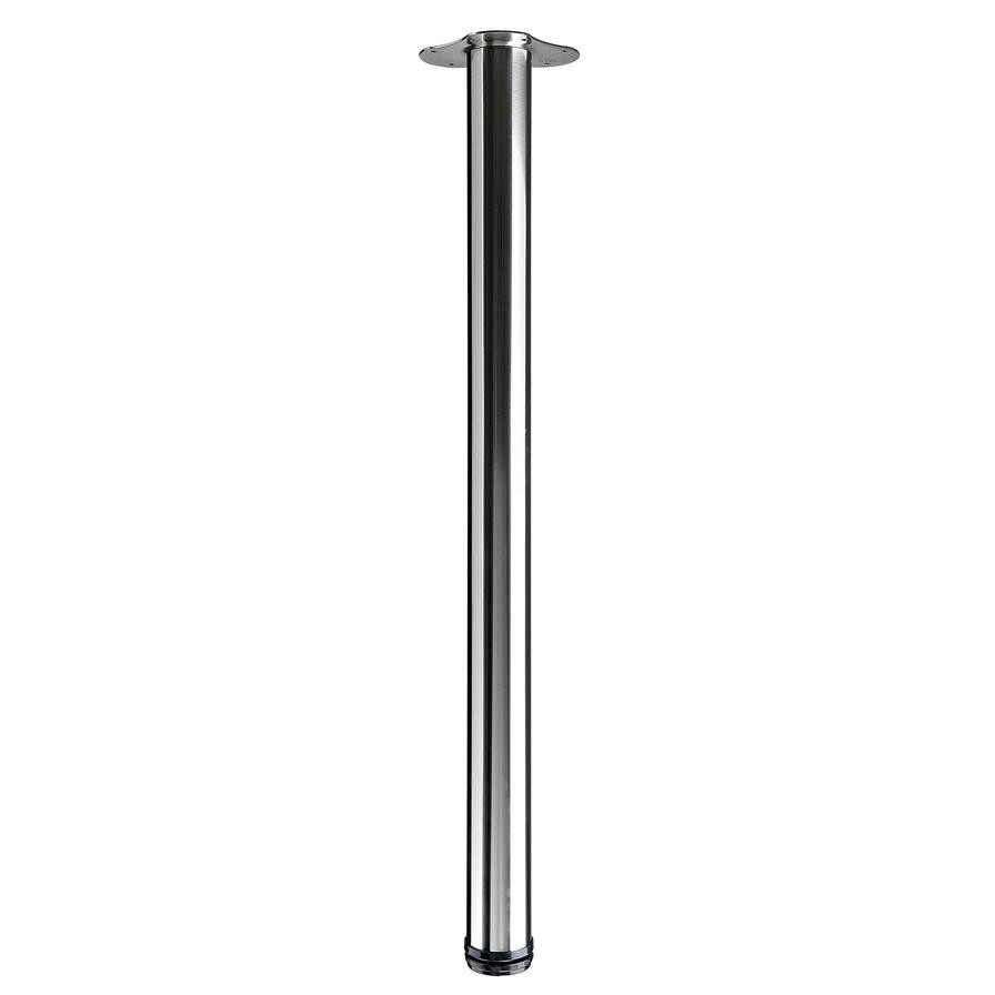 Hettich Furniture Leg Stainless Steel (6 x 8.4 cm, Silver)