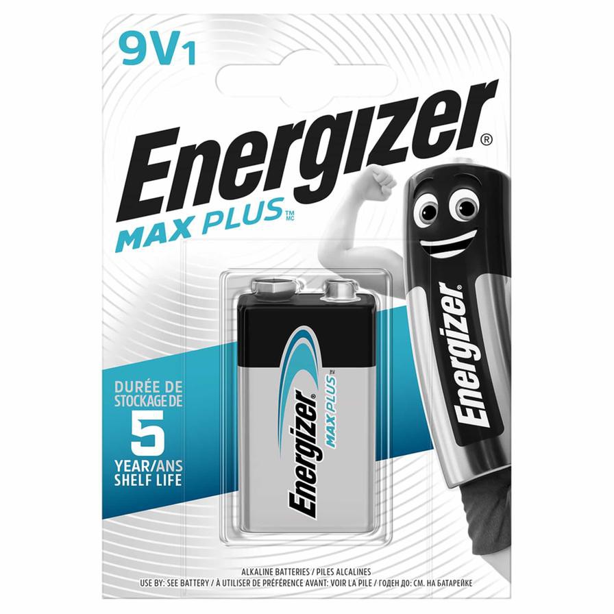 Energizer Max Plus 9V Alkaline Battery