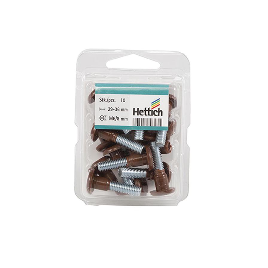 Hettich Connecting Screws (29 to 36 mm, 10 Pieces)