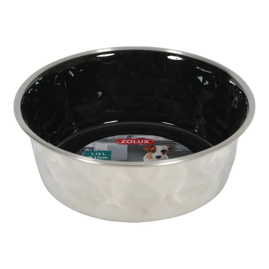 Zolux Stainless Steel Non-Slip Dog Bowl (1.15 L)