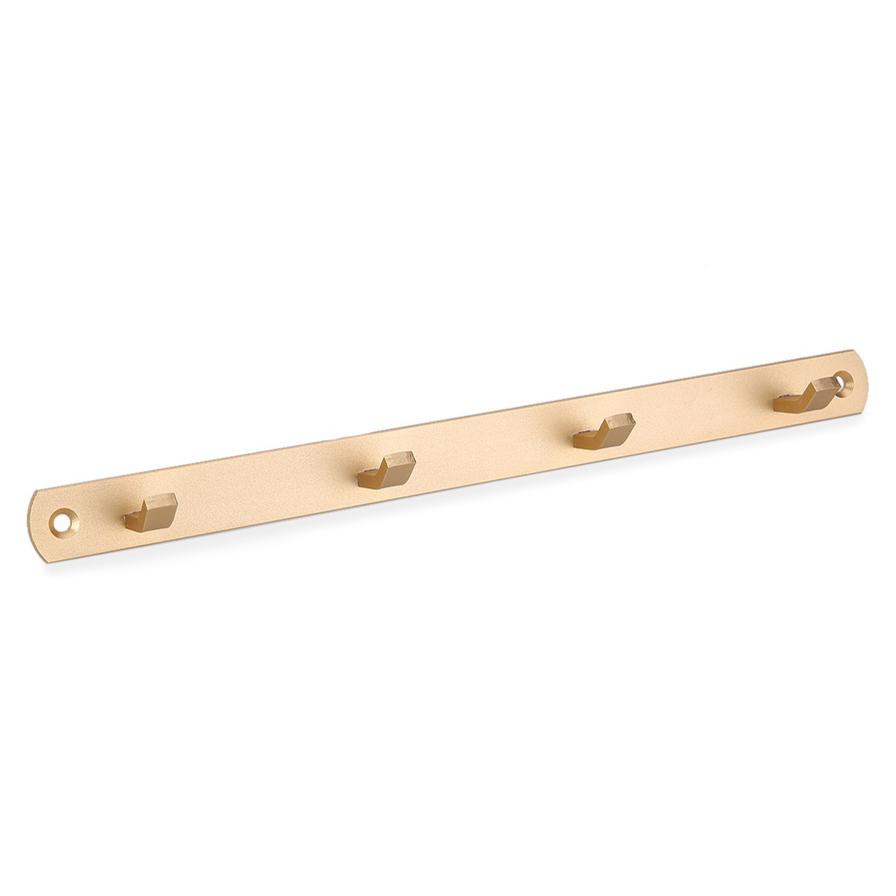 Hettich 4-Hook Coat Rack (Gold)