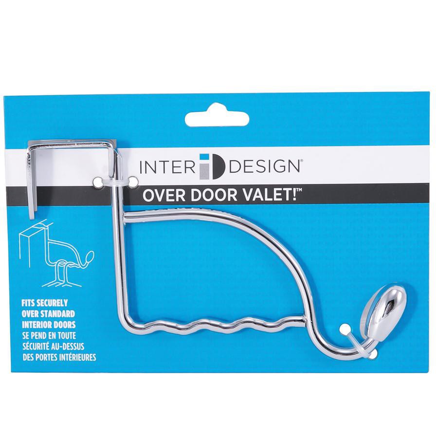 Interdesign Over Door Valet (14.7 x 8.8 x 20.5 cm, Silver)