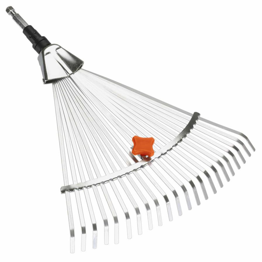 Gardena Combisystem Adjustable Rake (Silver/Black