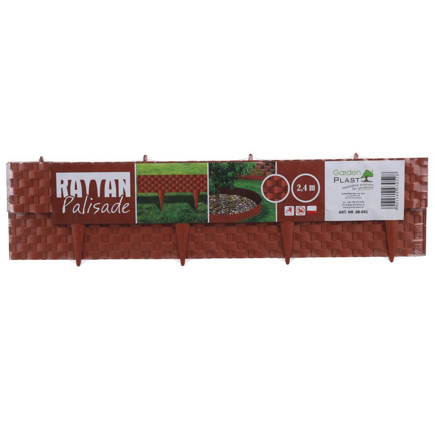 Garden Plast Rattan Garden Palisade (2.4 m, 3 Pc.)