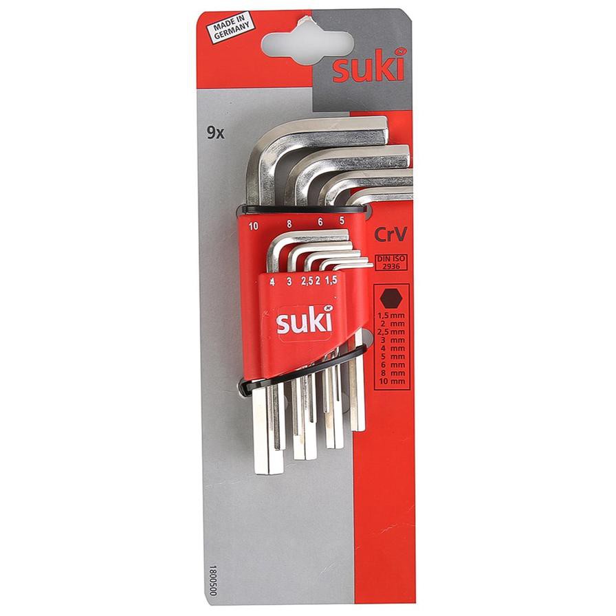 Suki Hex Key Wrench Set (Pack of 9)