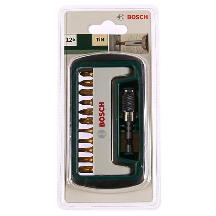 Bosch Titanium Screwdriver Bit Set (Set of 12)