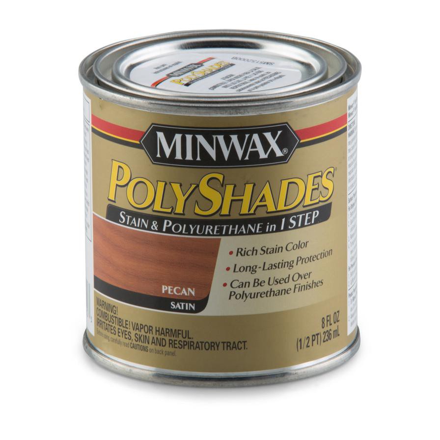 Minwax Polyshades Satin Stain (236 ml, Pecan)