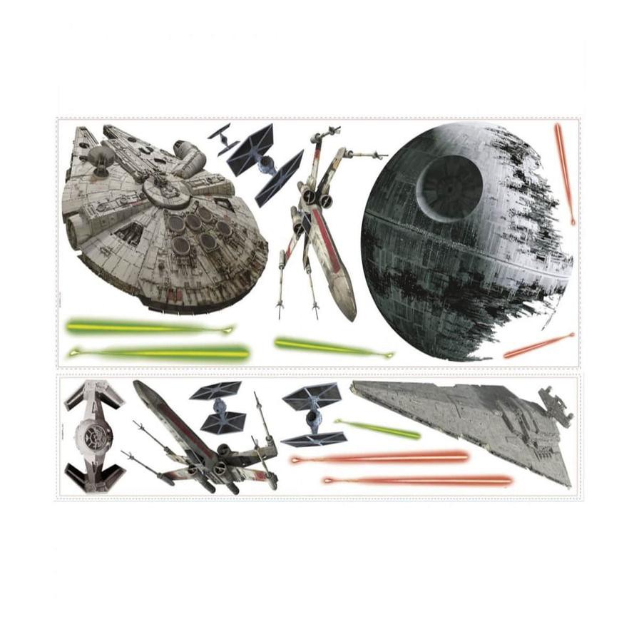 RoomMates Star Wars Spaceships Peel & Stick Giant Wall Decal