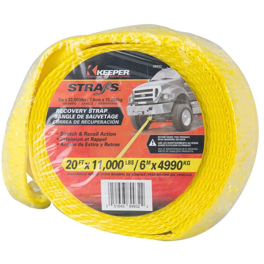 Hampton Recovery Strap (6 m x 4990 kg, Yellow)