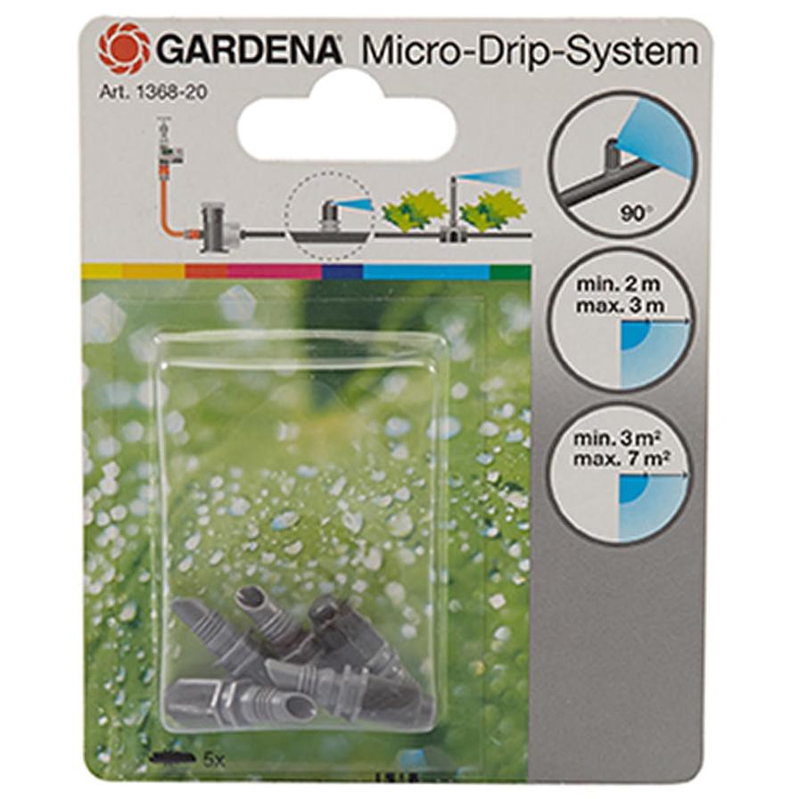 Gardena Spray Nozzle (Pack of 5, Gray)