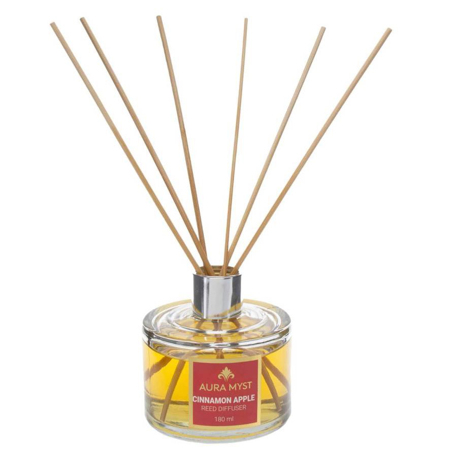 Aura Myst Reed Diffuser (180 ml, Cinnamon Apple)