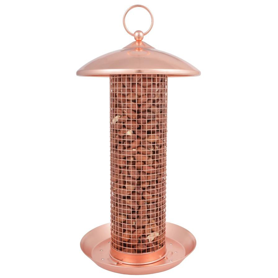 Fallen Fruits Copper Nut Feeder (16.5 x 16.5 x 30.5 cm)