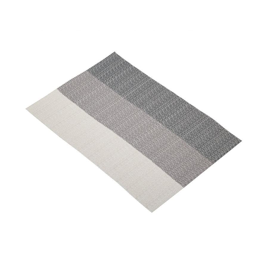 KitchenCraft Woven Stripes Placemat (30 x 45 cm, Gray)