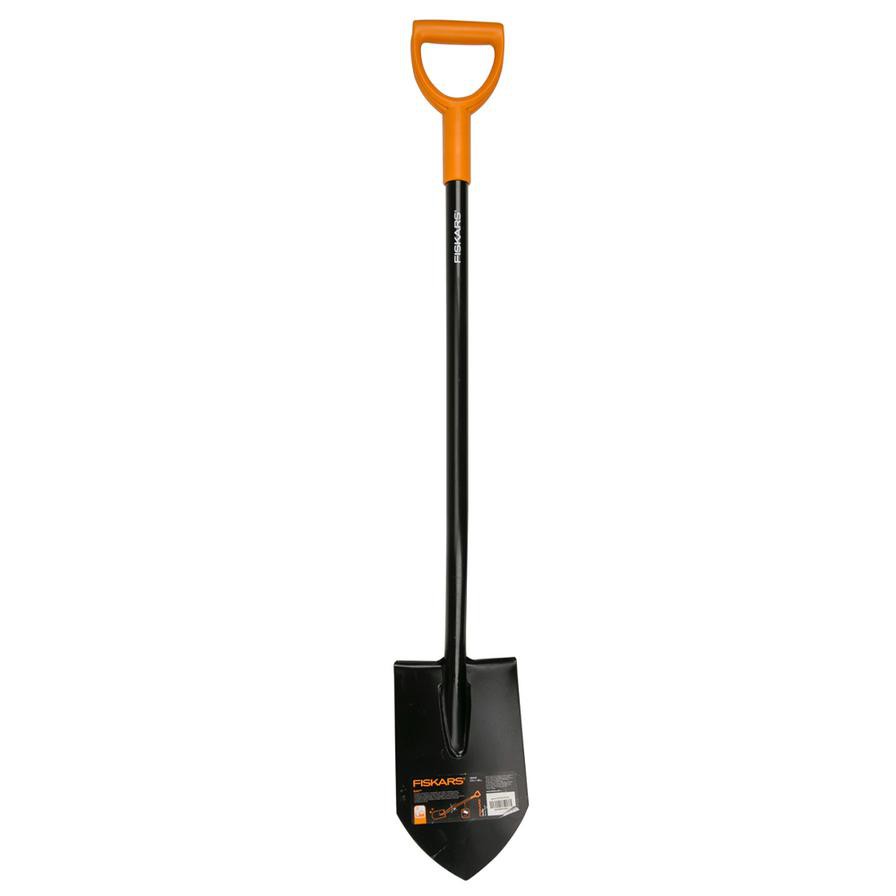 Fiskars 131421 Pointed Spade (30 x 19 cm, Black/Orange)