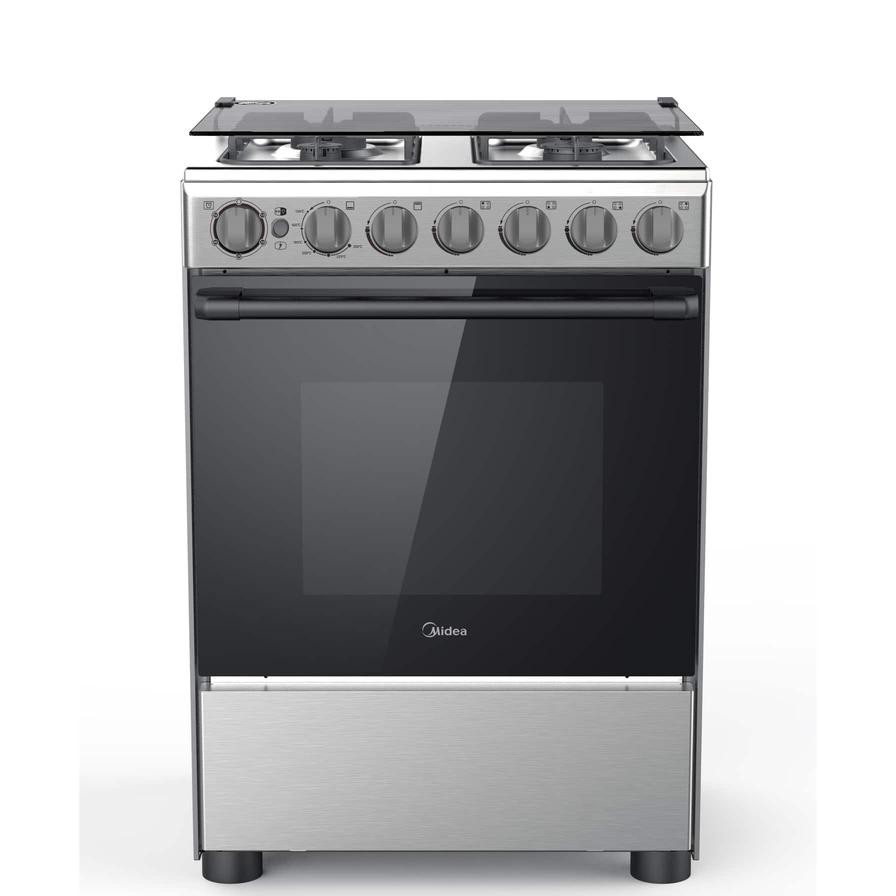 Midea Freestanding 4-Burner Gas Cooker, BME62058-FFD-D (81 x 60 x 57 cm)