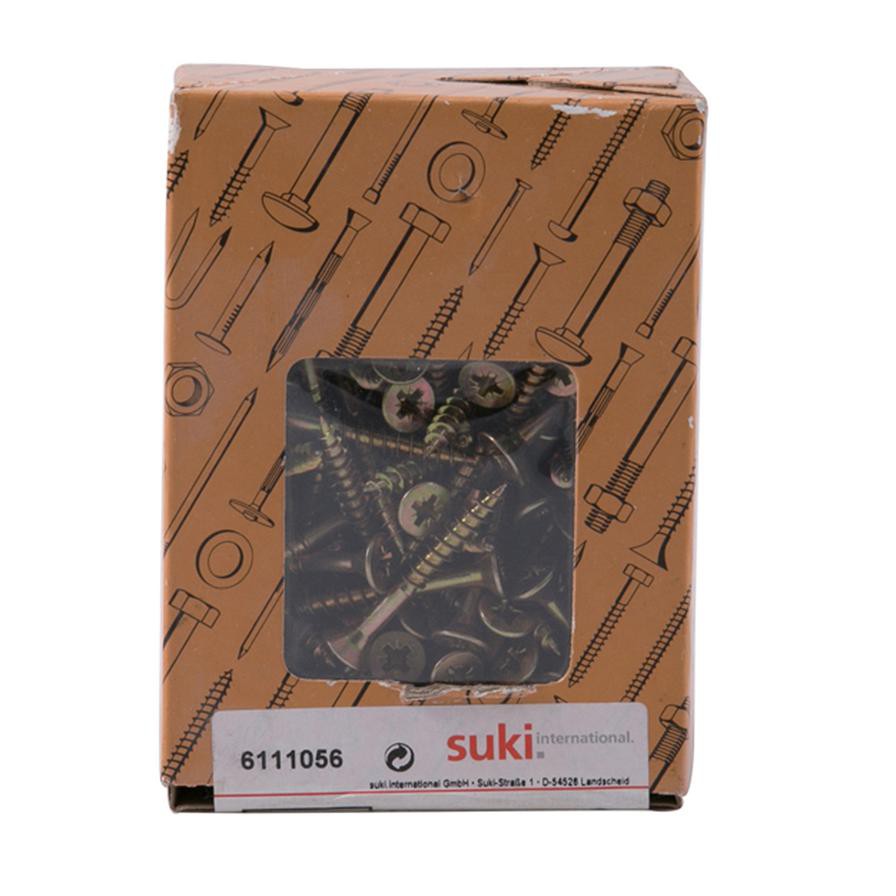 Suki Flat Head Chipboard Screws (5 x 40 mm, Pack of 150 )