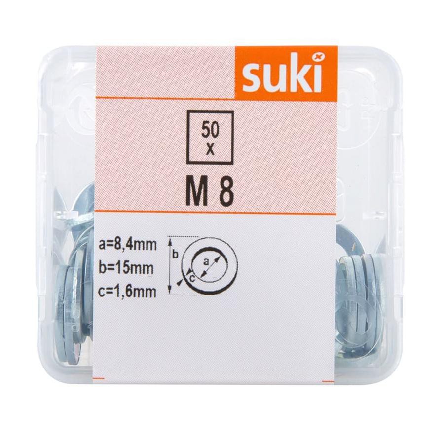 Suki Washers (M8, Pack of 50)