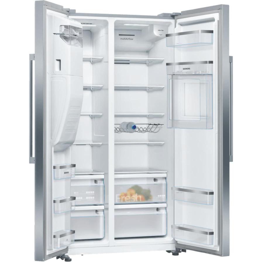 Siemens iQ500 Freestanding Side-By-Side Refrigerator, KA93GAI30M (598 L)