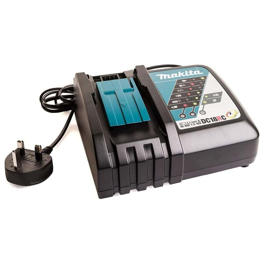 Makita DC18RC Battery Charger (18 V, Black)