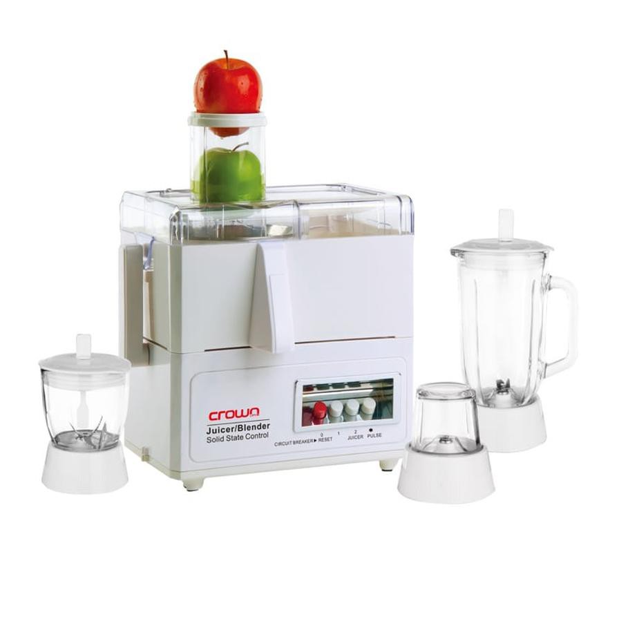 Crownline FP-164 4-in-1 Food Processor + Citrus Juicer