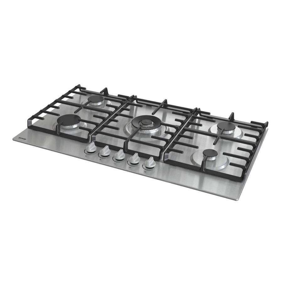 Gorenje Built-In 5-Burner Gas Hob, GW9C51X (90 x 13.2 x 52 cm)