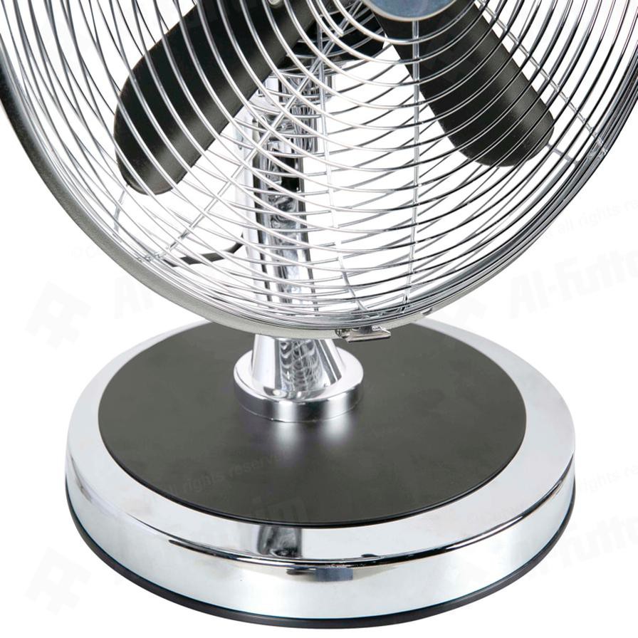 Crownline TF-216 Table Fan (45 W, Silver)