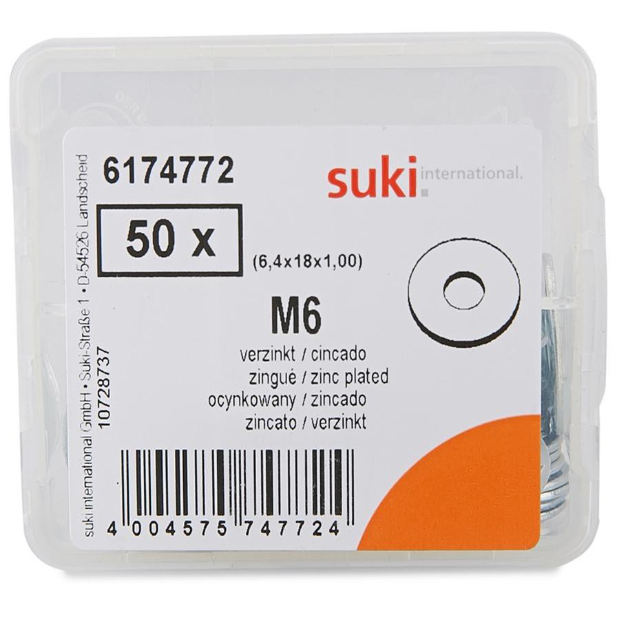 Suki Large Washers (M6, Pack of 50)