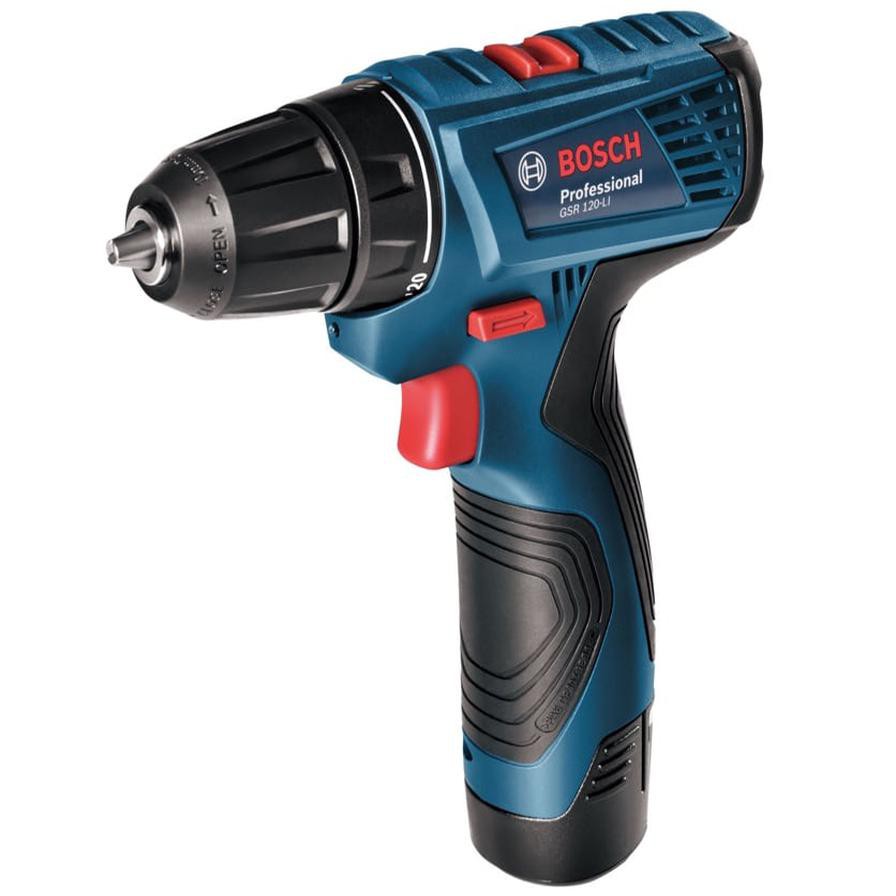 Bosch GSR 120-LI Professional 12 V 1.5 Ah Cordless Drill & Driver (Blue)