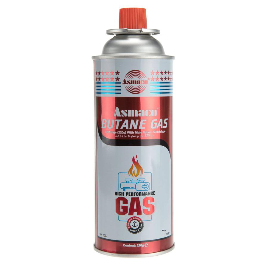 Asmaco Butane Gas Can (220 g, 4 pcs)