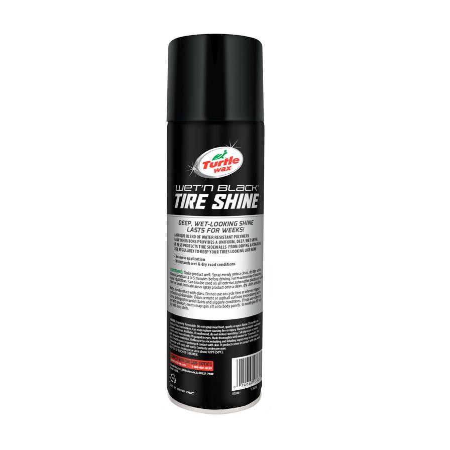 Turtle Wax Wet 'n Black Tire Shine Spray (410 g)