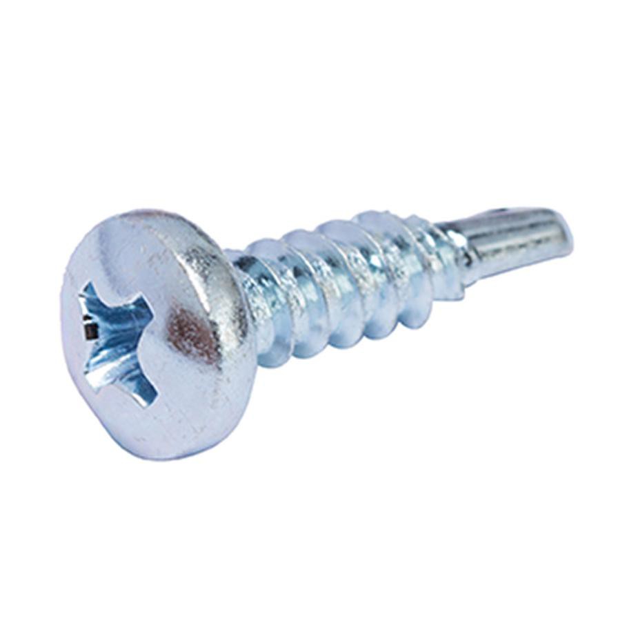 Suki Zinc-Plated Pan Head Self Tapping Screws (4.2 x 16 mm, Pack of 40)